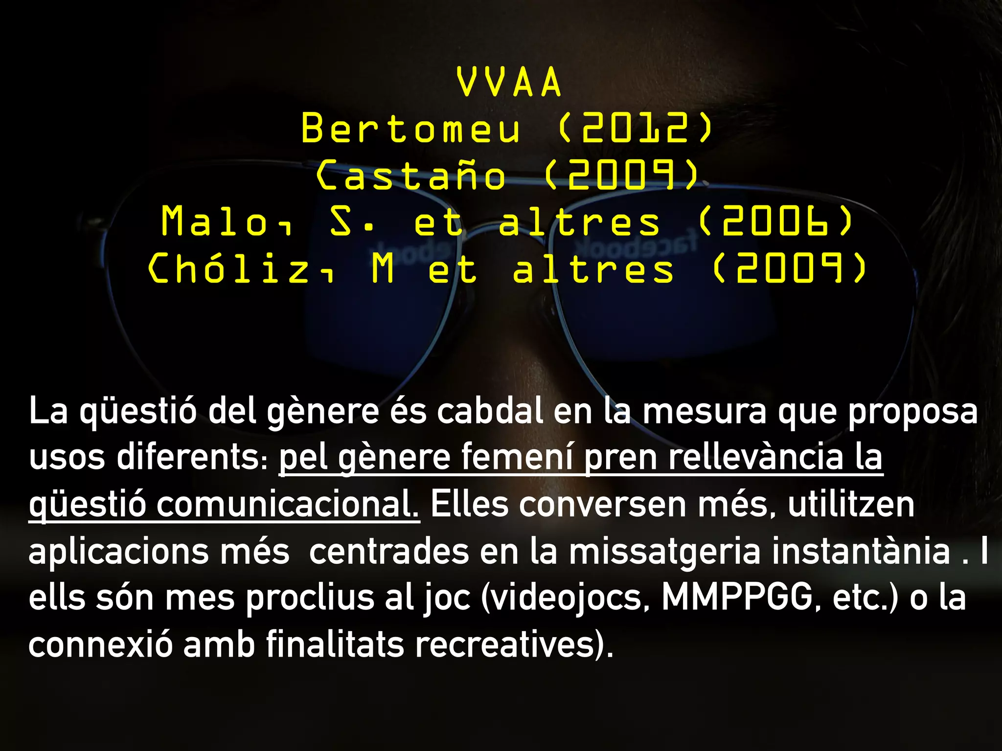 Adolescents, 
també a la xarxa 
@JaumeFunes: 'Per a la majoria dels adolescents 
actuals poques coses tenen sentit sense referència a 
ells. Són en la mesura que estan "en línia" i són en la 
mesura que són imatge. No hi ha identitat sense perfil 
de xarxa virtual. No hi ha sociabilitat sense interacció 
digital’ 
#Relació 
#Construcció_d_identitat 
#Participació #Coneixement #Aprenentatge #Comunitat 
 