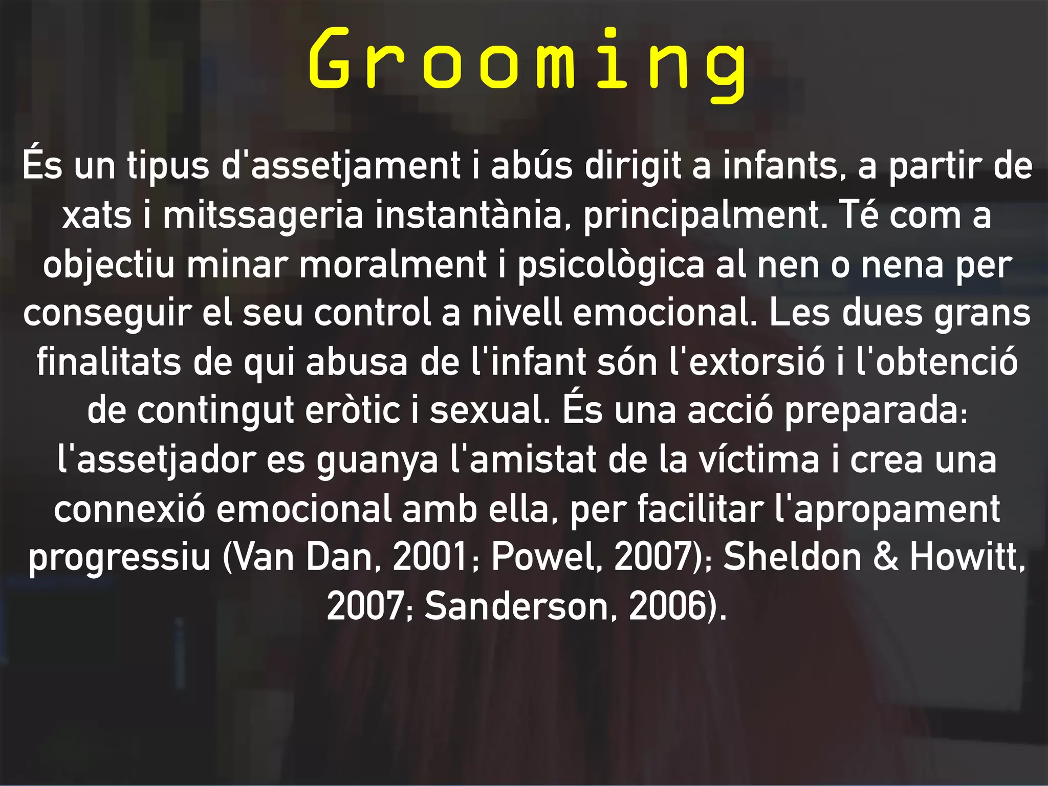 Vells problemes 
Nous contextos #digitals 
El dubte? 
Quins missatges cal diferenciar per 
gènere? 
Calen intervencions separades? 
 