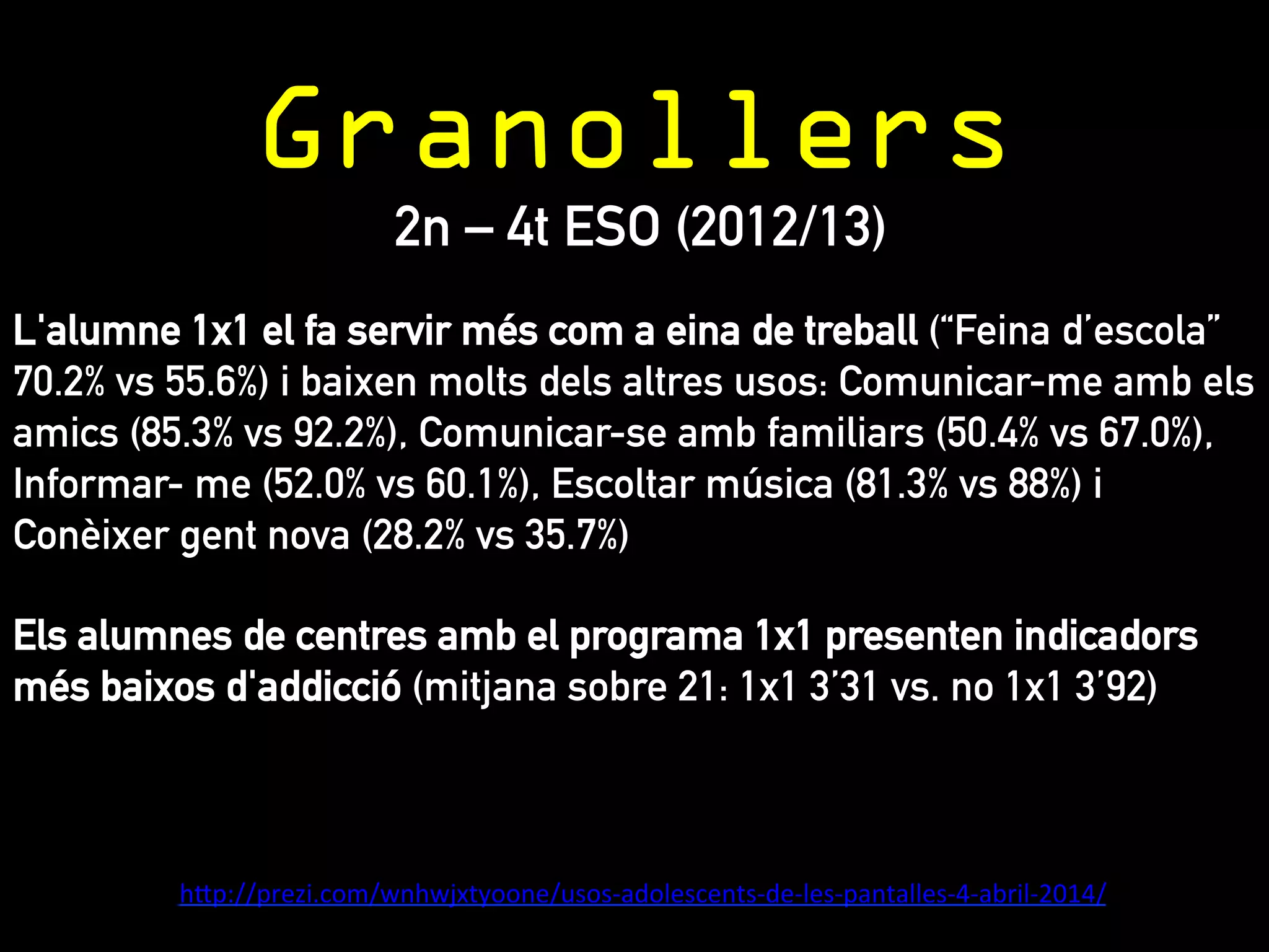Happy Slapping 
El happy slapping (traducció literal: bofetada alegre) és un 
fenomen poc conegut en el nostre país. Aquesta pràctica, 
procedent de Gran Bretanya implica l'utilizació de amb 
finalitats violentes, delictives i lúdiques (Nightingale, 2006). 
Es podria definir com una acció en grup d’adolescents que 
aborden a una altre persona, i sense motiu aparent, 
l’agredeixen mentre o firmen amb els telèfons mòbils. La 
gravació amb vídeo es puja a Internet per tal de fer-la 
pública i compartir-la generalment amb el seu grup d’iguals 
(Madrid, 2011). 
 