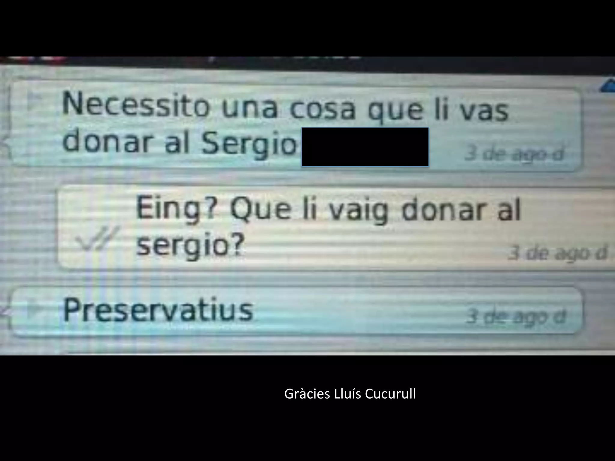 La intervenció 
Activitats 
@SobrePantalles 
 