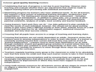 Inclusive Teaching 
 