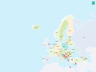 10
MOLDOVA
AUSTRIA
HUNGARY
ROMANIA
RUSSIA
ICELAND
GREAT
BRITAIN
IRELAND
FINLAND
SWEDEN
NORWAY
DENMARK
POLAND
BELARUS
GERMANY
FRANCE
SPAIN
PORTUGAL
UKRAINE
ESTONIA
LATVIA
LITHUANIA
CZECH REPUBLIC
SLOVAKIA
SWITZERLAND
ITALY
GREECE
TURKEY
CYPRUS
GEORGIA
AZER
BAIJAN
ARMENIA
NETHERLANDS
BELGIUM
BULGARIA
SERBIA
CROATIA
BOSNIA
& HERZ.
ALBANIA
FYROM
KOS
OVOMONTE
NEGRO
 