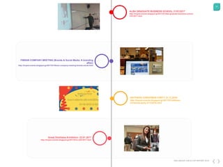 37
DKG GROUP CSR & COP REPORT 2016
OK!THESS CHRISTMAS PARTY 21.12.2016
http://tropos-events.blogspot.gr/2017/01/okthess-
christmas-party-21122016.html
FIBRAN COMPANY MEETING (Brands & Social Media. A branding
affair)
http://tropos-events.blogspot.gr/2017/01/fibran-company-meeting-brands-social.html
ALBA GRADUATE BUSINESS SCHOOL 31/01/2017
http://tropos-events.blogspot.gr/2017/01/alba-graduate-business-school-
31012017.html
Greek Distillates Exhibition- 22.01.2017
http://tropos-events.blogspot.gr/2017/01/e-22012017.html
 