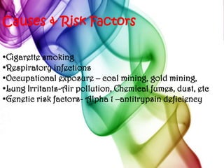 Normal Lungs and Lungs With COPD 
