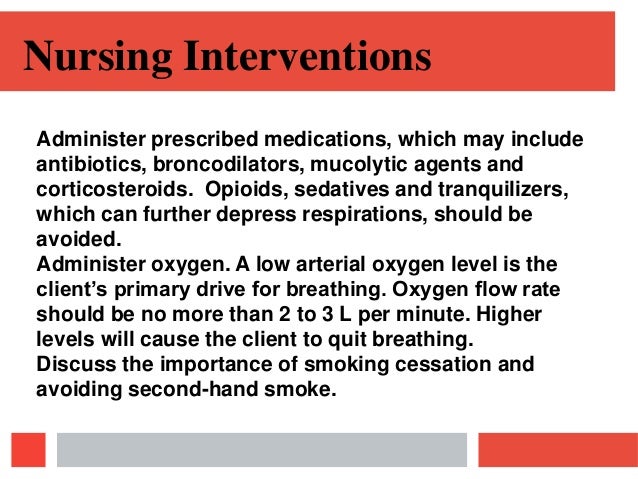 Copd nursing intervention