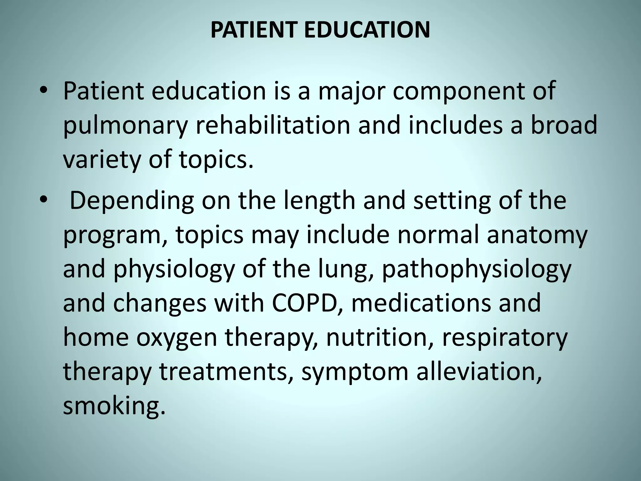 Chronic obstructive pulmonary disorders COPD | PPTX