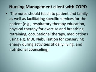 Chronic obstructive pulmonary disorders COPD | PPTX