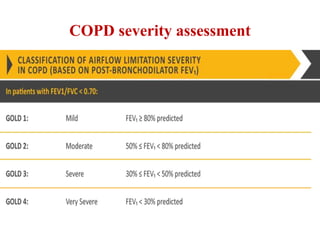 COPD severity assessment
 