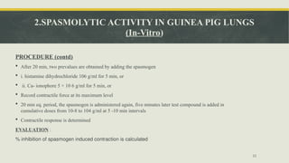 Spasmogen Example Chronic obstructive pulmonary disease (Ptsm) | PPTX