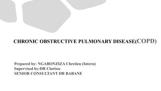 Chronic Obstructive Pulmonary Disease pptx | PPTX