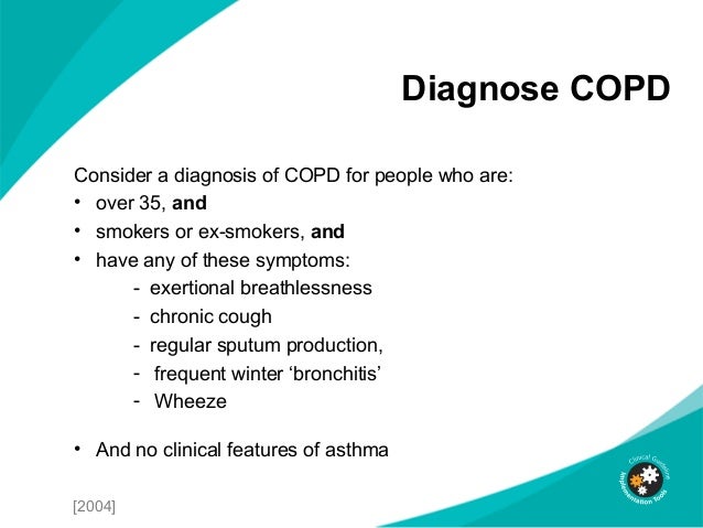 COPD - NICE guideline