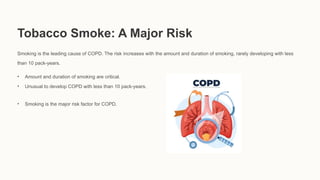 Slide on the COPD . A details information for medical student | PPTX
