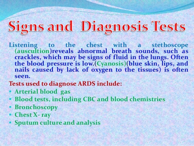 Copd and ards