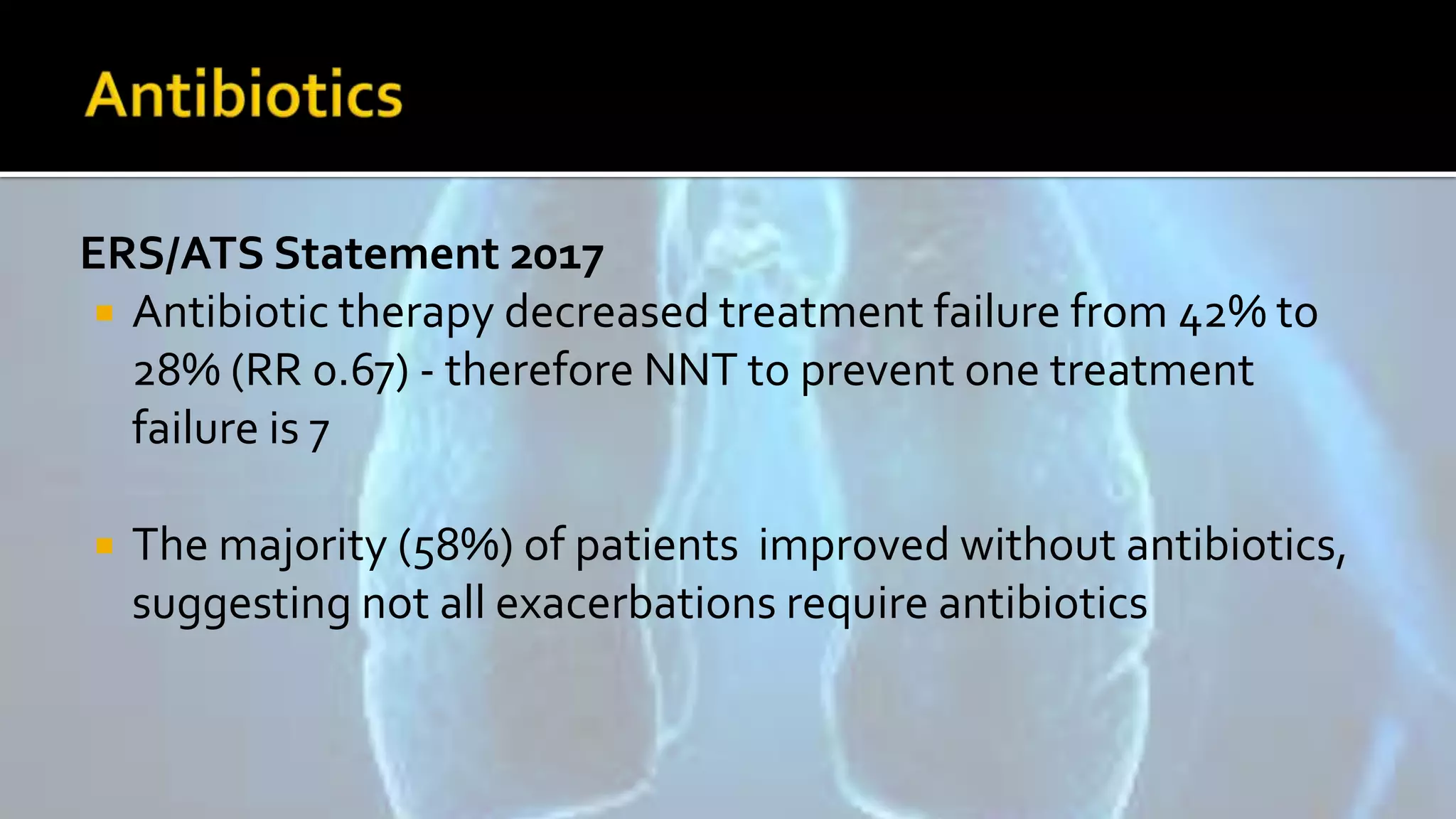 COPD: Management of Acute Exacerbation | PPTX