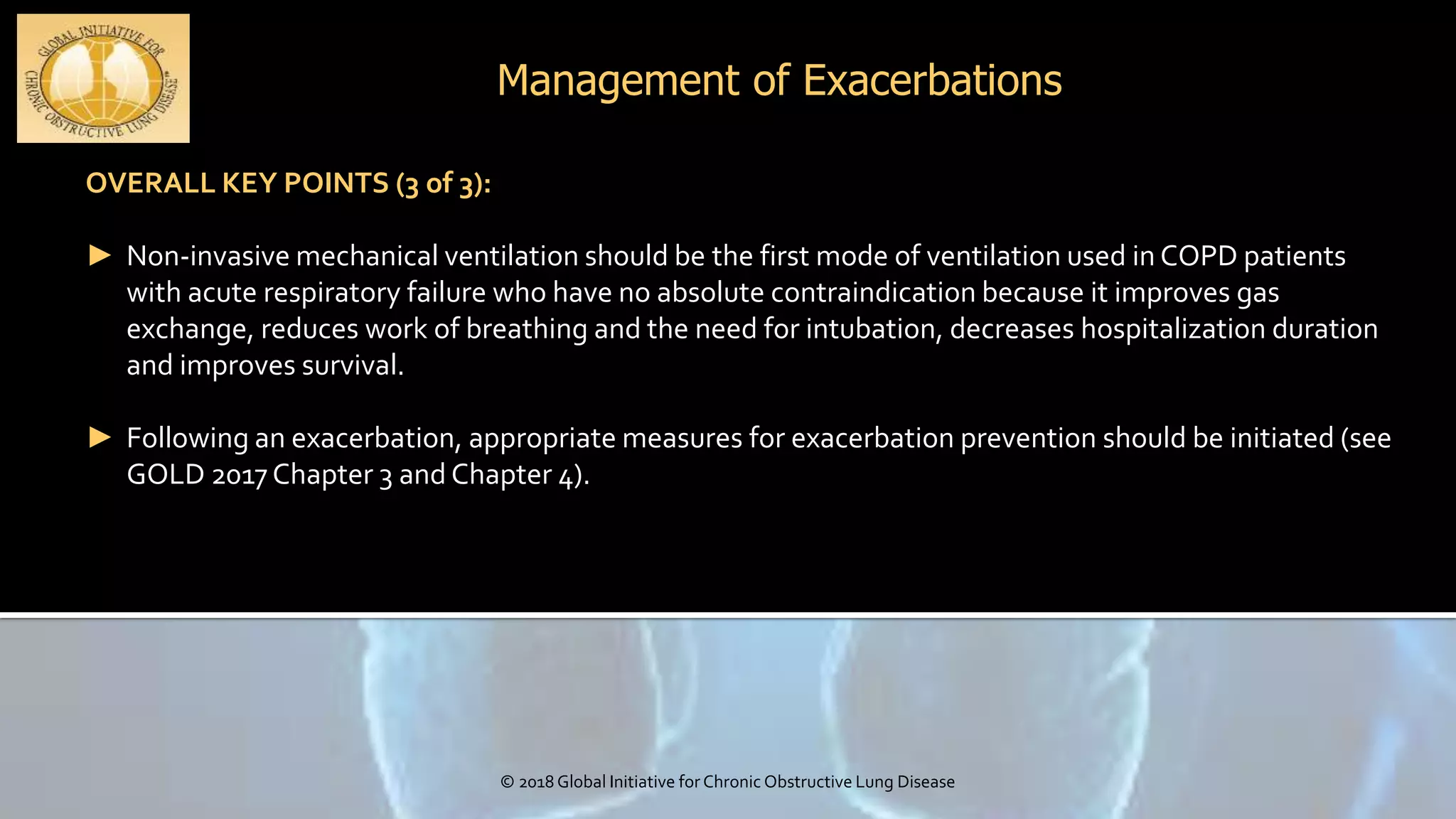 COPD: Management of Acute Exacerbation | PPTX