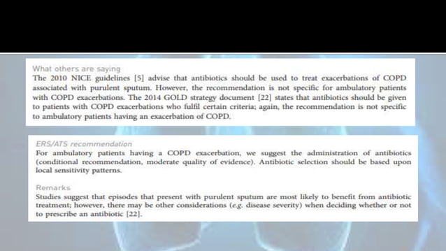 COPD: Management of Acute Exacerbation | PPTX