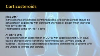 COPD: Management of Acute Exacerbation | PPTX