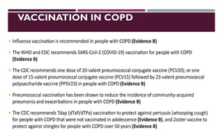VACCINATION IN COPD
 