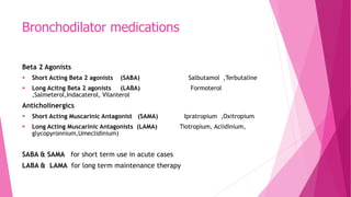 Copd grading and management guidelines | PPTX