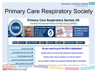 Primary Care Respiratory Society




http://www.pcrs-uk.org   /
 