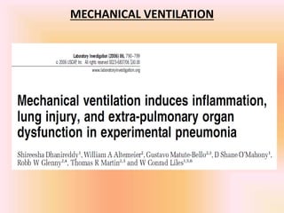 MECHANICAL VENTILATION
 