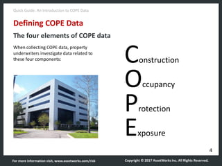 Construction Occupancy Protection Exposure (COPE) Definition