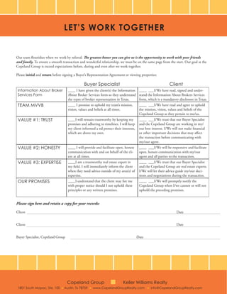 Copeland Group Buyer Packet