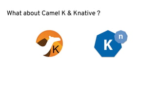 What about Camel K & Knative ?
K
 