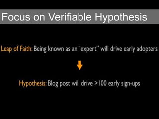 Focus on Verifiable Hypothesis
 