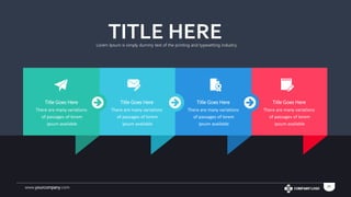 www.yourcompany.com 23
Title Goes Here
There are many variations
of passages of lorem
ipsum available
Title Goes Here
There are many variations
of passages of lorem
ipsum available
Title Goes Here
There are many variations
of passages of lorem
ipsum available
Title Goes Here
There are many variations
of passages of lorem
ipsum available
TITLE HERELorem Ipsum is simply dummy text of the printing and typesetting industry.
 