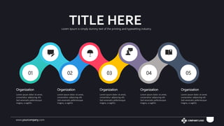 www.yourcompany.com 24
01 02 03 04 05
Organization
Lorem ipsum dolor sit amet,
consectetur adipiscing elit.
Sed venenatis pellentesque
magna, a sagittis
Organization
Lorem ipsum dolor sit amet,
consectetur adipiscing elit.
Sed venenatis pellentesque
magna, a sagittis
Organization
Lorem ipsum dolor sit amet,
consectetur adipiscing elit.
Sed venenatis pellentesque
magna, a sagittis
Organization
Lorem ipsum dolor sit amet,
consectetur adipiscing elit.
Sed venenatis pellentesque
magna, a sagittis
Organization
Lorem ipsum dolor sit amet,
consectetur adipiscing elit.
Sed venenatis pellentesque
magna, a sagittis
TITLE HERELorem Ipsum is simply dummy text of the printing and typesetting industry.
 