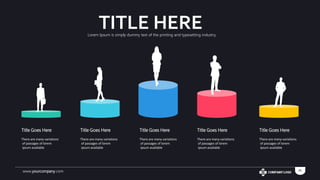 www.yourcompany.com 30
Title Goes Here
There are many variations
of passages of lorem
ipsum available
Title Goes Here
There are many variations
of passages of lorem
ipsum available
Title Goes Here
There are many variations
of passages of lorem
ipsum available
Title Goes Here
There are many variations
of passages of lorem
ipsum available
Title Goes Here
There are many variations
of passages of lorem
ipsum available
TITLE HERELorem Ipsum is simply dummy text of the printing and typesetting industry.
 