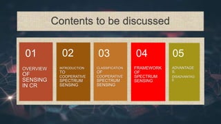 Cooperative Spectrum Sensing in Cognitive Radio | PPTX