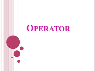 C++ operator | PPT