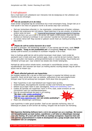 Copernica E Mail Tot Sale