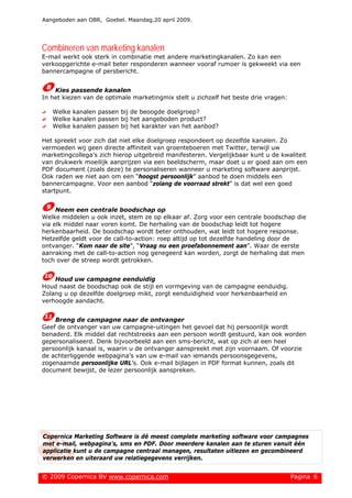 Copernica E Mail Tot Sale