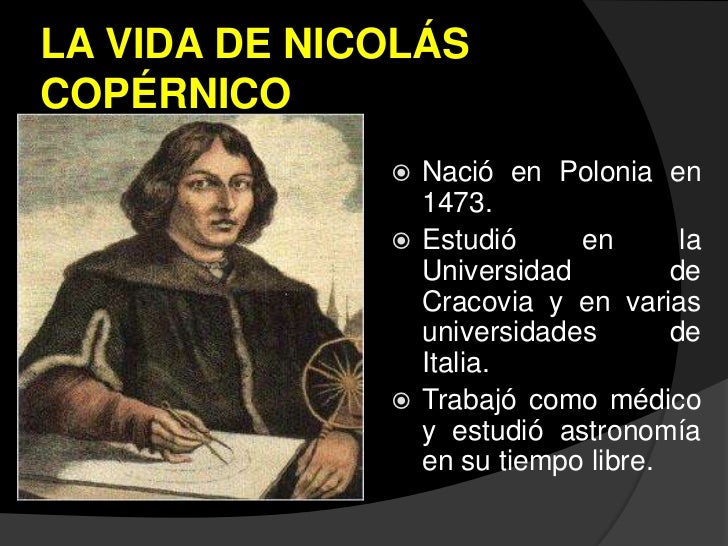 Resumen De La Biografia De Copernico