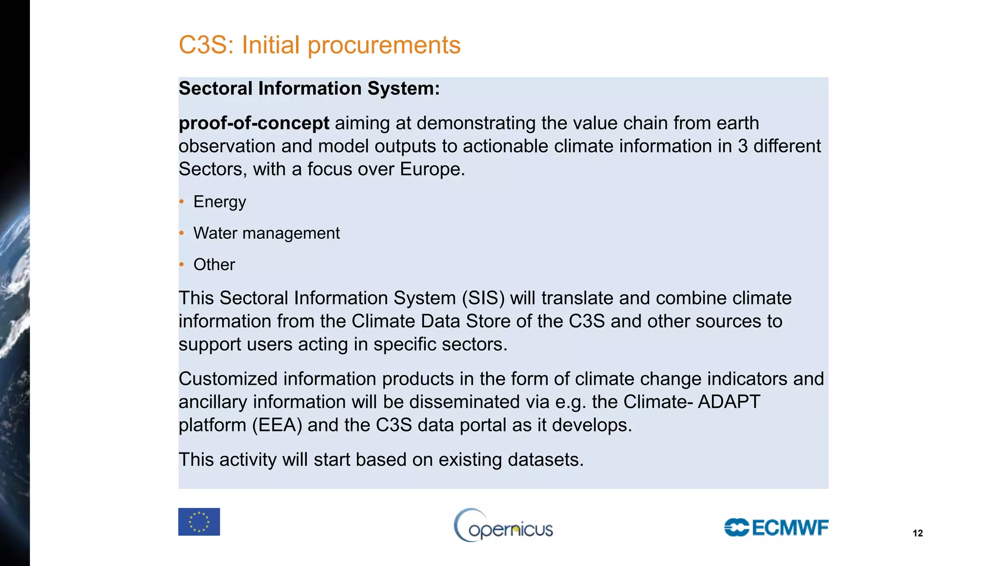 Copernicus Climate Change Service - An introduction | PDF
