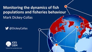 Monitoring the dynamics of fish
populations and fisheries behaviour
Mark Dickey-Collas
@DickeyCollas
 