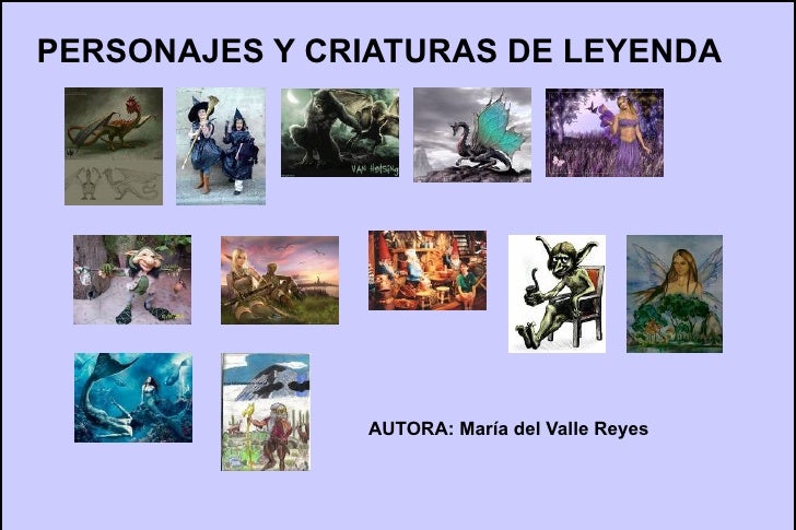 Tipo De Personajes En Una Leyenda
