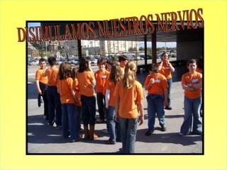 DISIMULAMOS NUESTROS NERVIOS