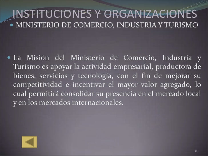 cadenas productivas relacionadas al turismo instituciones y organizaciones del comercio exterior cadenas productivas relacionadas al turismo instituciones y organizaciones del comercio exterior
