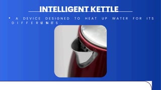 Kettle Sensor Function Intelligent Kettle: Smart Temperature Control with Web Interface and ...