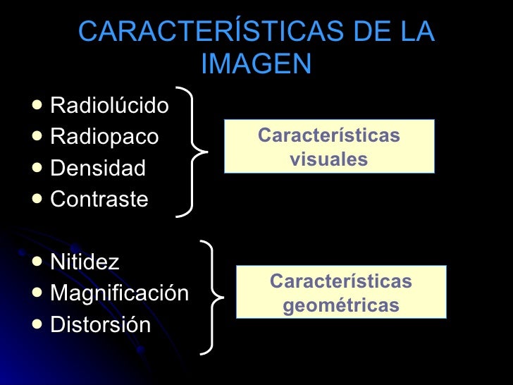 Resultado de imagen para Características geométricas de una Radiografía