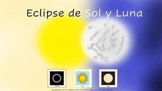 Eclipse de Sol y Luna
Autor pictogramas: Sergio Palao Procedencia: ARASAAC (http://arasaac.org ) Licencia: CC (BY-NC-SA) Autora: Yésica Delgado
 