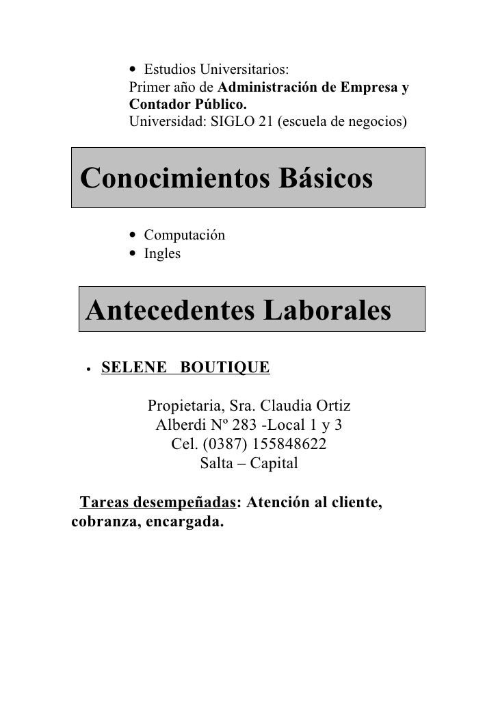 copia de curriculum vitae 4 728
