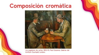 34
Composición cromática
Los jugadores de cartas, 1892-93, Paul Cézanne, Galerías del
Instituto Courtauld, Londres
 