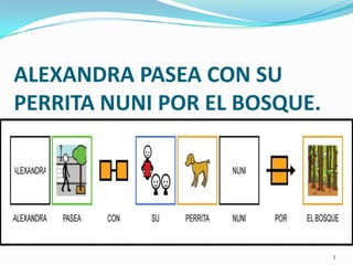 ALEXANDRA PASEA CON SU PERRITA NUNI POR EL BOSQUE.3