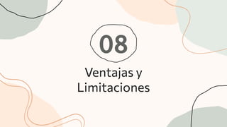 08
Ventajas y
Limitaciones
 