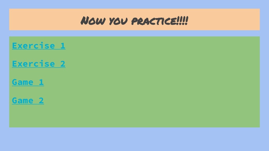 Grammar review 5th grade